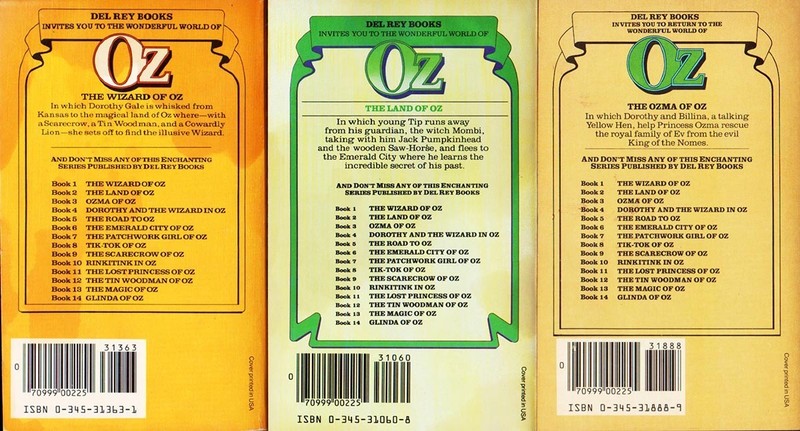 OZ BOOKS 1 + 2 + 3 DEL REY PAPERBACKS LIKE NEW L. FRANK BAUM FREE USA SHIPPING gallery