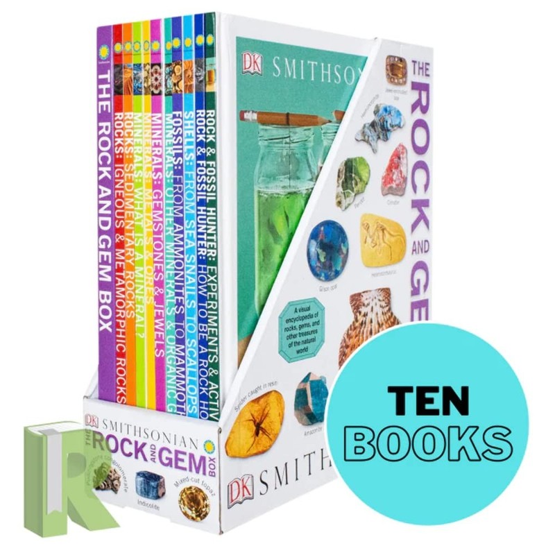 The Rock and Gem Box 10 hardcover books set