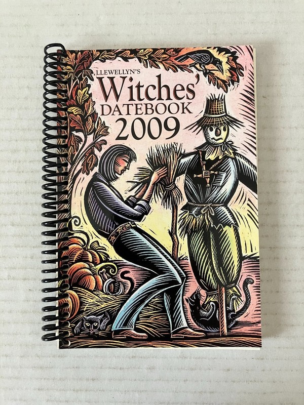 Llewellyn’s Witches’ Datebook 2009 Wicca Paganism Calendar Spiral Bound PB