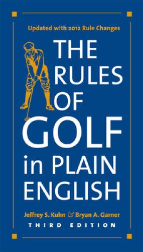 The Rules of Golf in Plain English, Third Edition – Paperback – GOOD