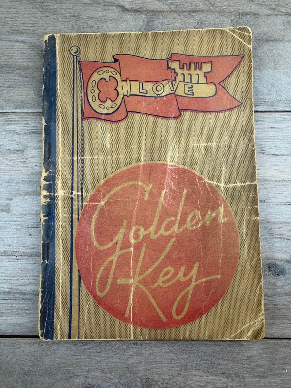 Golden Key 1941 Shape Note Hymnal Gospel Music Stamps-Baxter Vintage Songbook