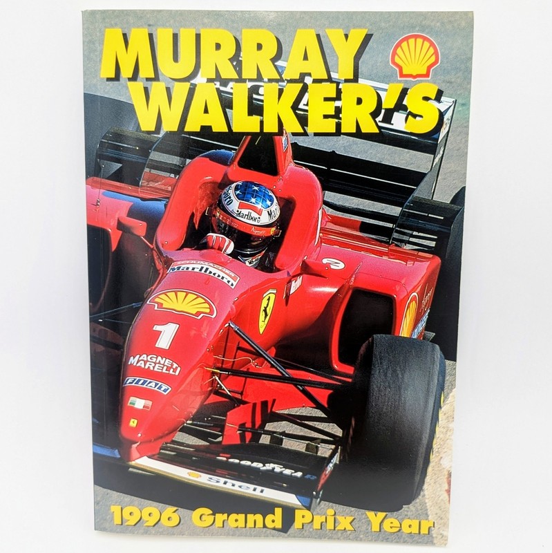 Commentator Murray Walkers 1996 Formula 1 Grand Prix Racing Photo History Book