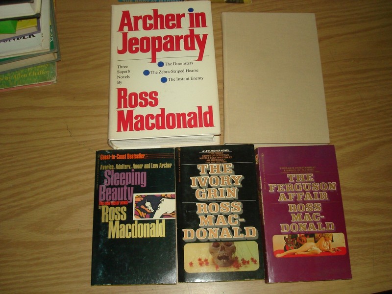 Ross Macdonald lot of 5 books Archer in Jeopardy/3 pbs/criticism