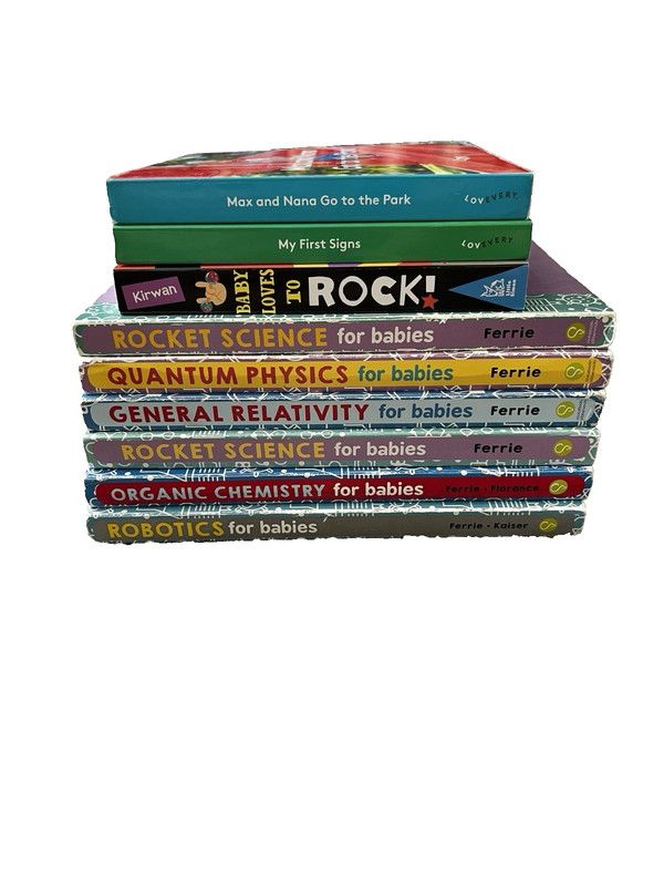 Lot 9 Chris Ferrie Baby University Board Books General Relativity Quantum Physic gallery
