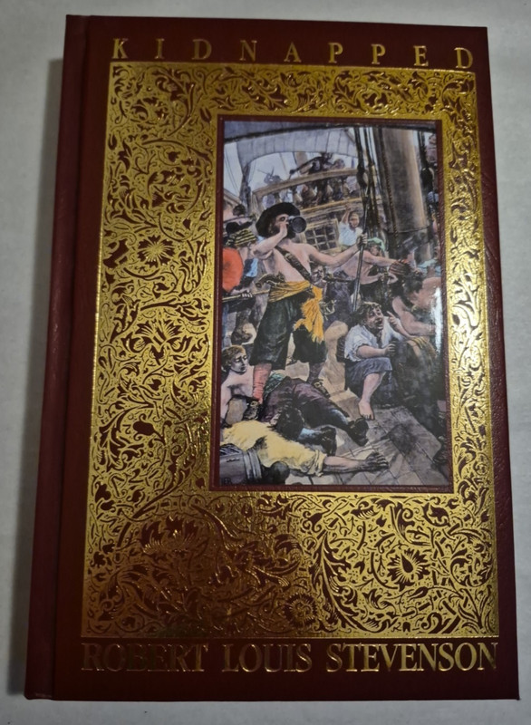 Kidnapped by Robert Louis Stevenson Trident Press 2000 Reprint Deluxe H/C Gold