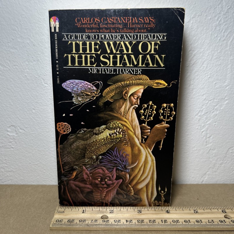 The Way Of The Shaman Michael Harner 1982 Vintage PB Spiritual Healing Occult