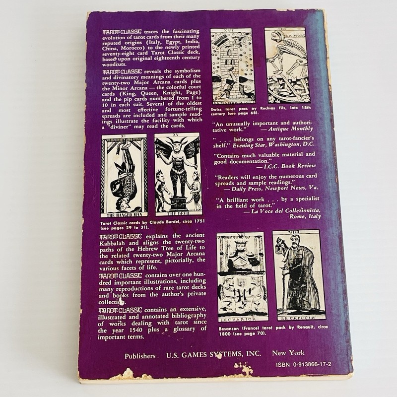 Tarot Classic - by Stuart R. Kaplan - Vintage Paperback gallery