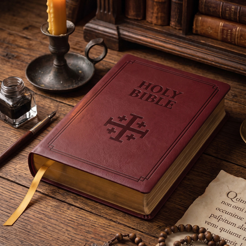 RSV-CE Revised Standard Version Catholic Bible Deluxe Burgundy Leatherette gallery