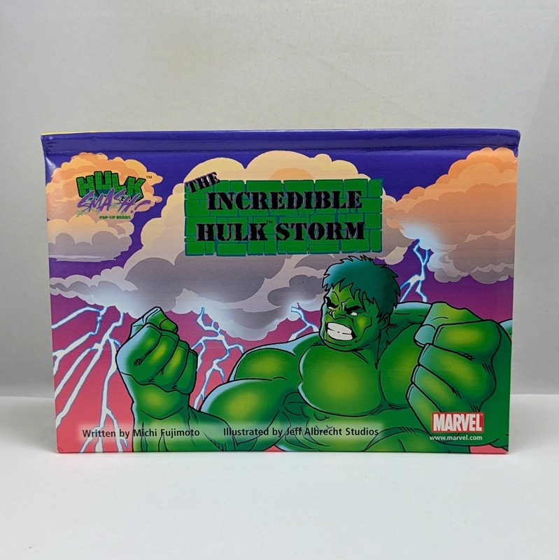 Hulk Smash Incredible Storm Pop-up Books 2002 Marvel Paradise Press Kids Book