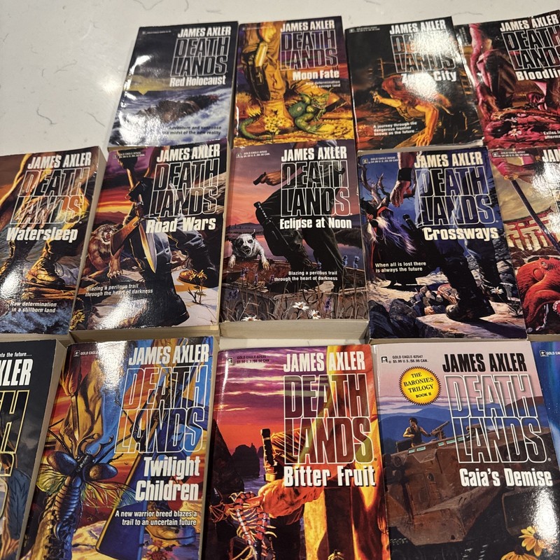 Lot 35 DEATHLANDS James Axler Paperback Books Good NO DUPES gallery