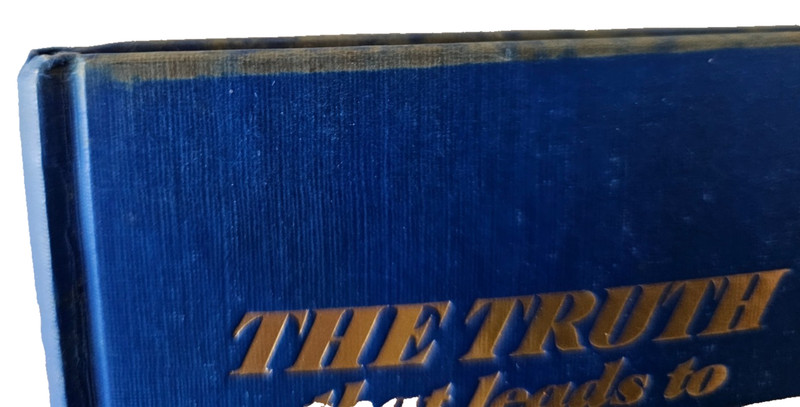 Acceptable Vtg 1968 THE TRUTH THAT LEADS TO ETERNAL LIFE JEHOVAHS WITNESS HC gallery