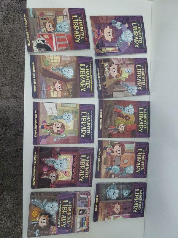Complete Set of The Haunted Library Books 1-9 & Special Edition Lot