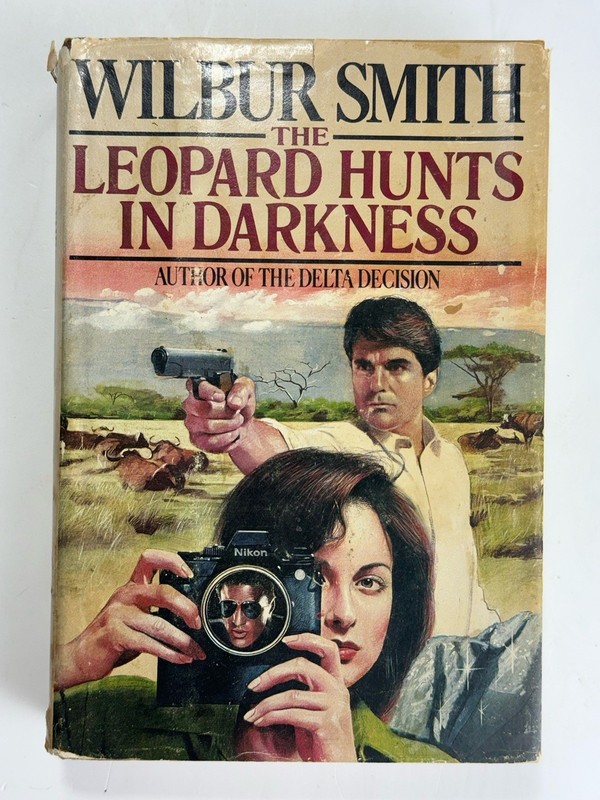 The Leopard Hunts in Darkness by Wilbur Smith 1984 Book Club Edition Hardcover