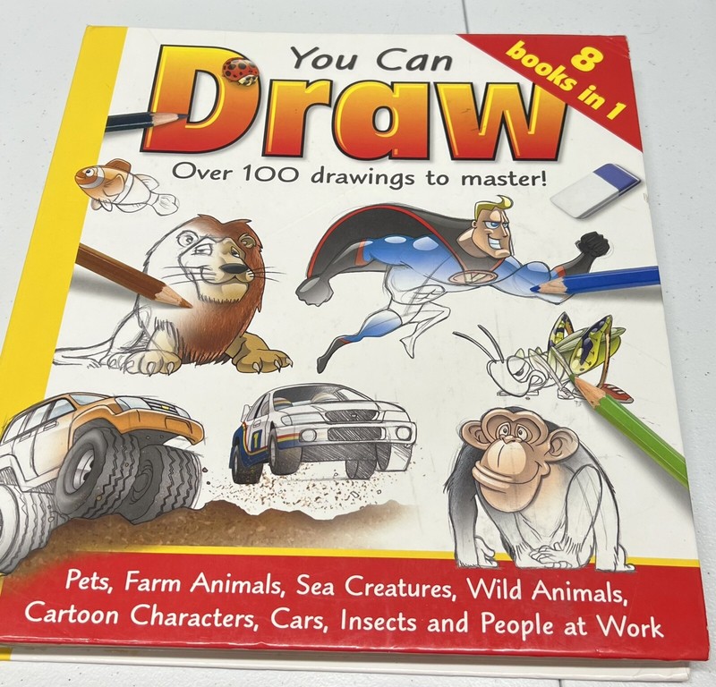 You Can Draw 8 Books In 1 Homeschool Art Great Condition
