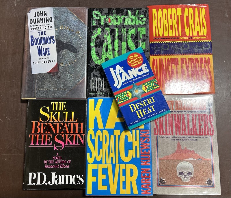 Lot Of 7 Signed 1st ED Mystery/Thriller Jance Hillerman James Pearson Crais more