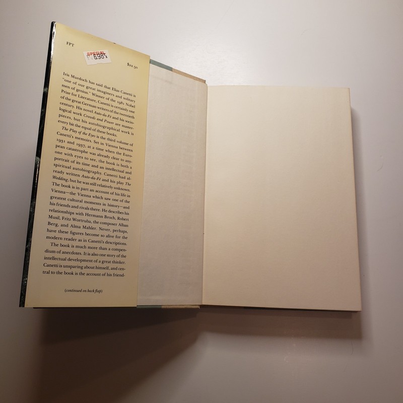 3 Book Lot Elias Canetti Voices Marrakesh Memoir Vol 2 Play Of Eyes Voice My Ear gallery