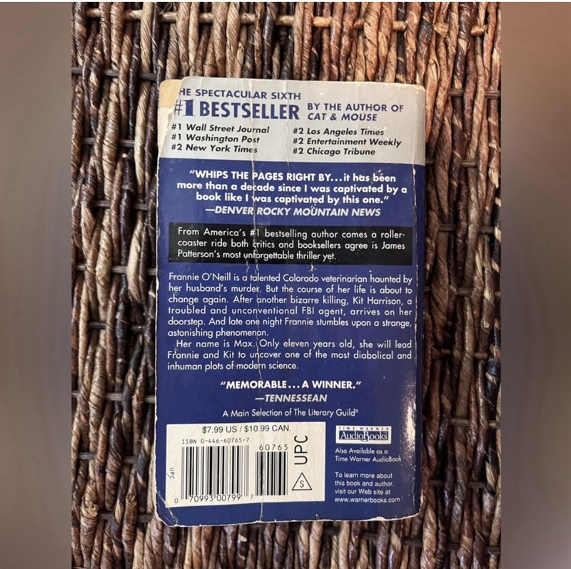 James Patterson “When The Wind Blows.” #1 Best Seller. Paperback. 416 Pages gallery