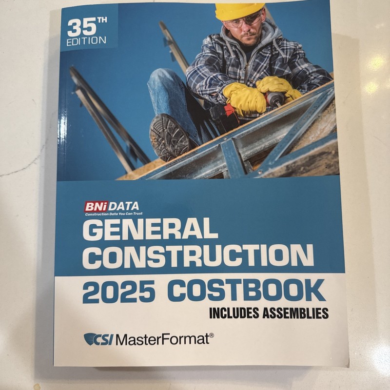 2025 Bni General Construction Costbook 2025 Csi