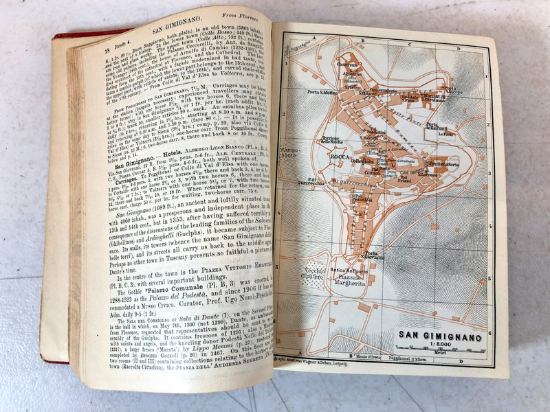 Baedeker's Central Italy 1909, Northern Italy 1906, Southern Italy 1912, E-70 gallery