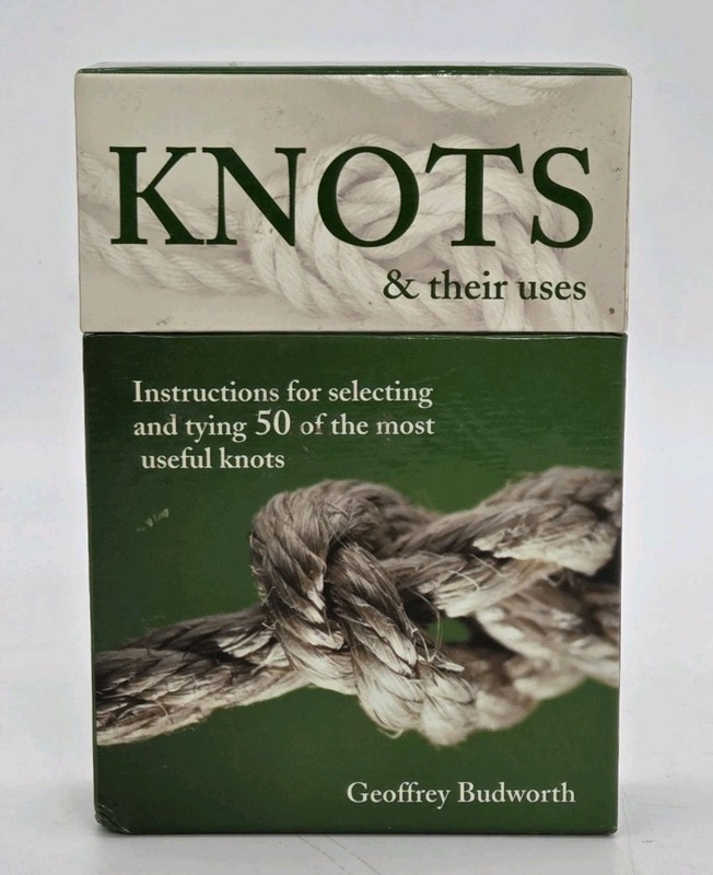 KNOTS & THEIR USES (FLASHCARDS) By Geoffrey Budworth Barnes & Noble VTG 2004
