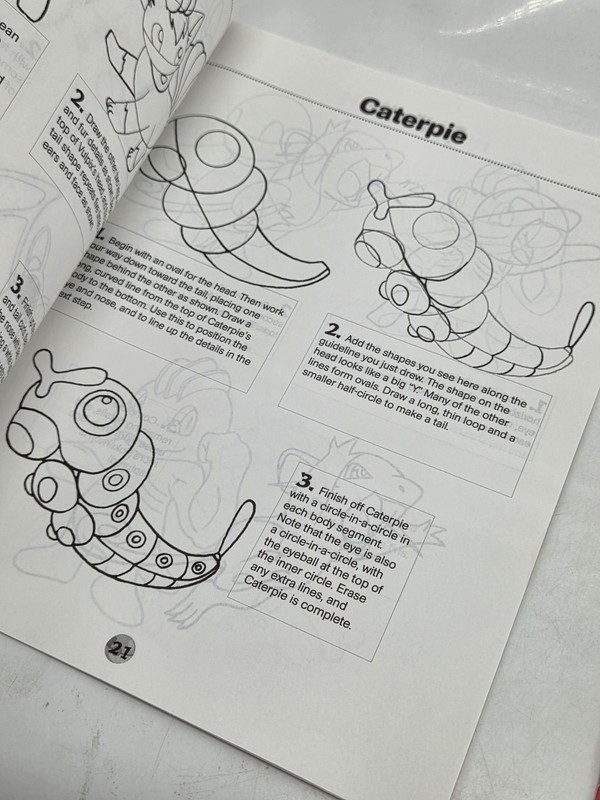 Vintage 1999 Pokemon Booklets Tattoo Series and How to draw by Ron Zalme gallery