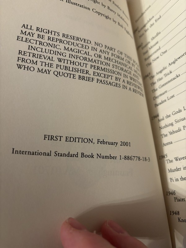 From These Ashes. Short SF of Fredric Brown. 1st HC Ptg NEFSA 2001 Fine Unread gallery