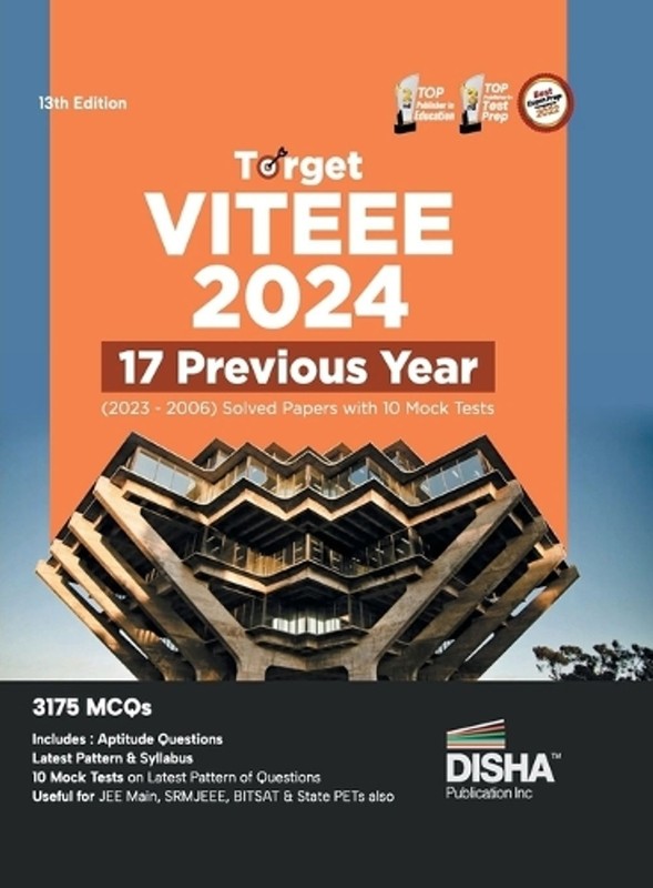 Target Viteee 2024 - 17 Previous Year (2023 - 2006) Solved Papers with 10 Mock T