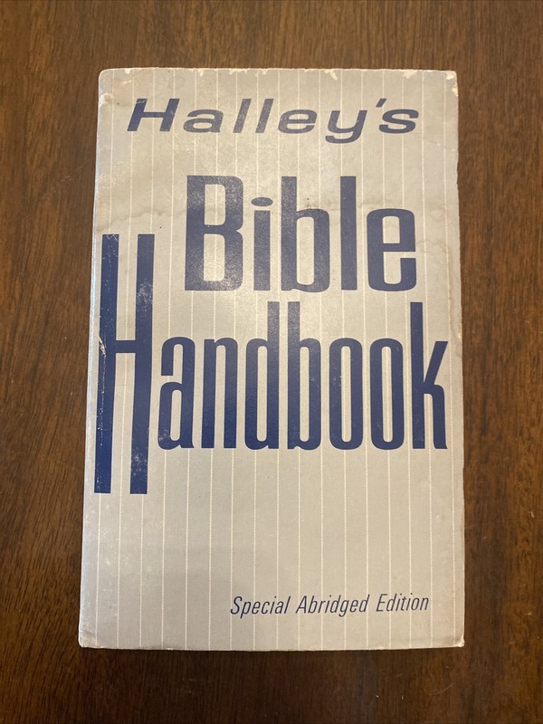 Vintage Halley’s Bible Handbook Henry H. Halley 1964 Religion Abridged Edition