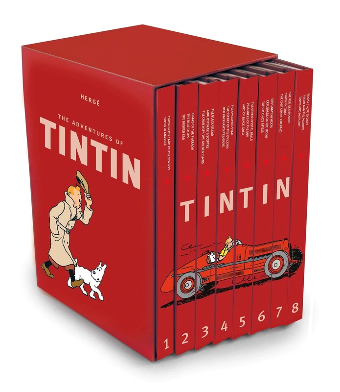 The Tintin Collection (Set of 8) by Herge 2015 Product Bundle NEW