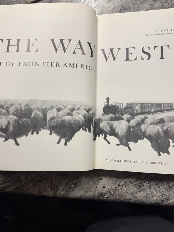 THE WAY WEST~ By PETER HASSRICK HC ART OF FRONTIER AMERICA VG Photography gallery