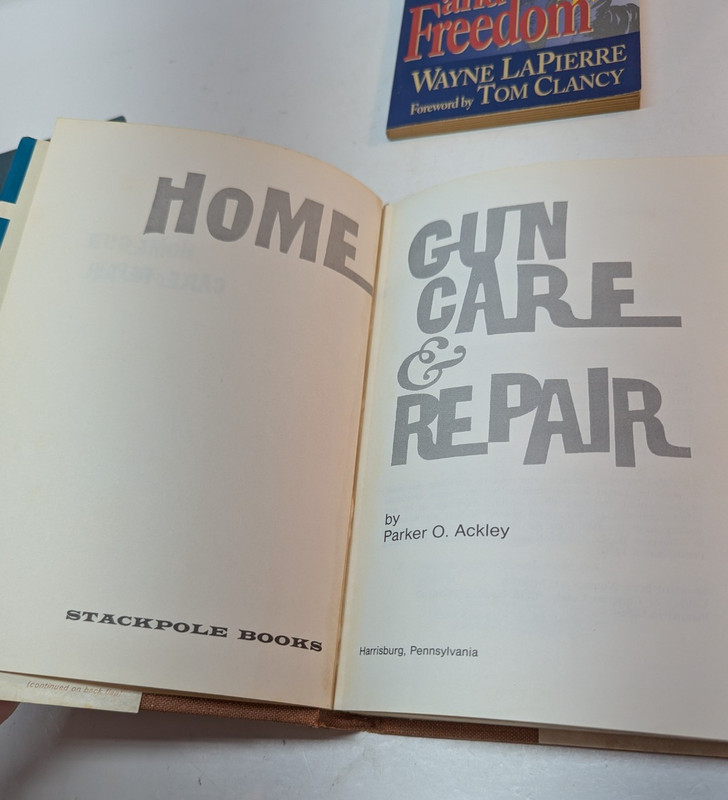 Home Gun Care and Repair by Parker O. Ackley Hardcover 1969 Stackpole DJ gallery