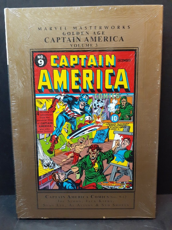 Marvel Masterworks – Golden Age Captain America Volume 3 – #’s 9-12 – SEALED!