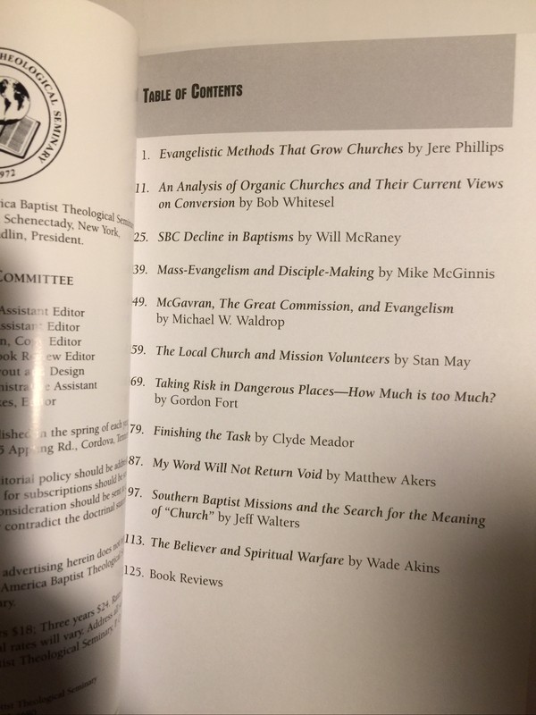 Journal of Evangelism and Missions Spring 2011 Volume 10 J E M 134 PAGES gallery