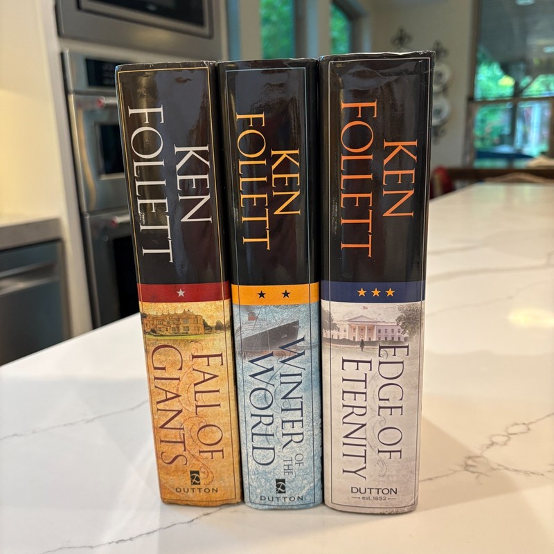 Ken Follett Books One, Two and Three of the Century Trilogy