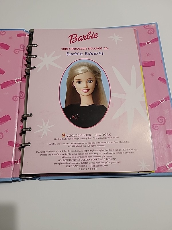 BARBIE'S BUSY WEEK 3-D Daily Planner with Pop-Ups NEW Barbie Golden Books gallery