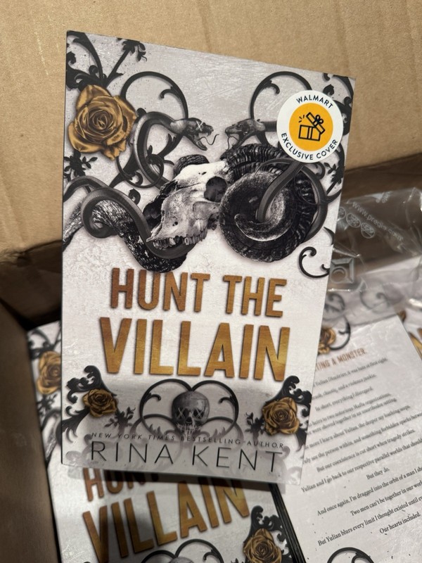 Hunt The Villain By Rina Kent Walmart Exclusive Edition Paperback Book - NEW