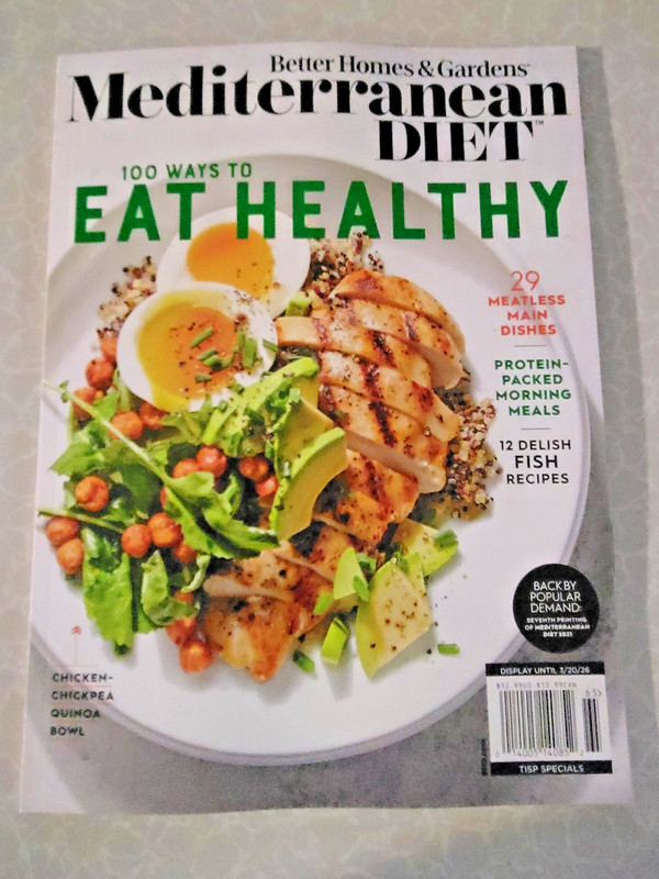 MEDITERRANEAN DIET by BH&G – Feb. 2026 Issue – 100 Ways To Eat Healthy – NEW!