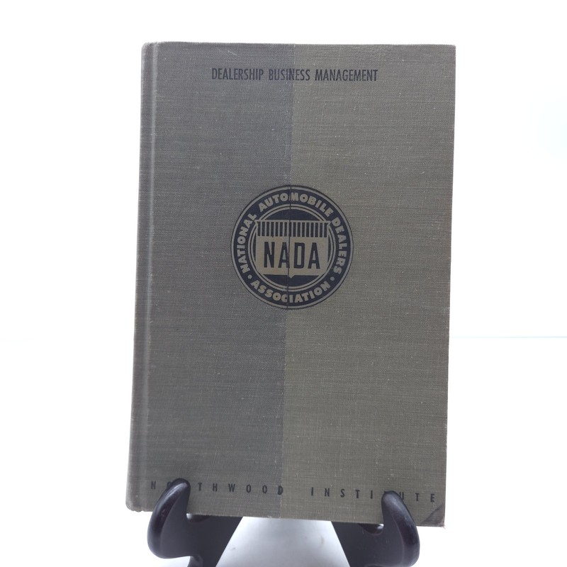 Dealership Business Management NADA Book 1967 Northwood Institute HC VG+