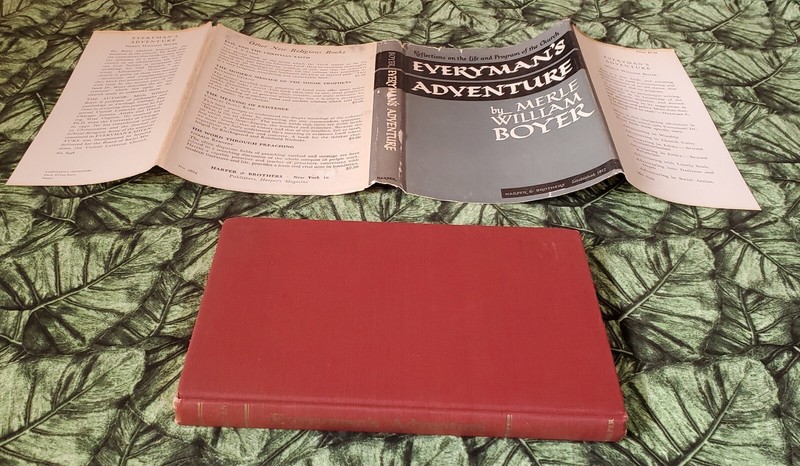 Everyman's Adventure by Merle William Boyer, 1947, HC/DJ gallery