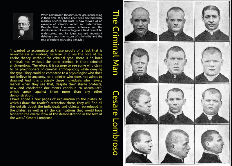 Cesare Lombroso The Criminal Man Psychology Psychiatry Typology Murderers