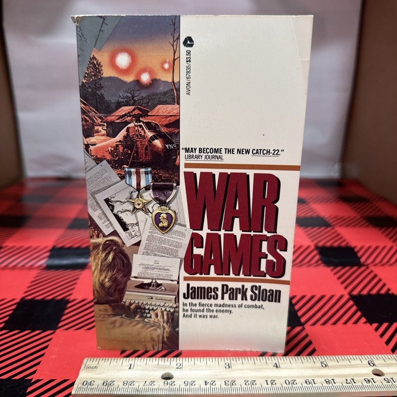 War Games by James Park Sloan ~ 1973 Vintage Paperback Book Action Thriller