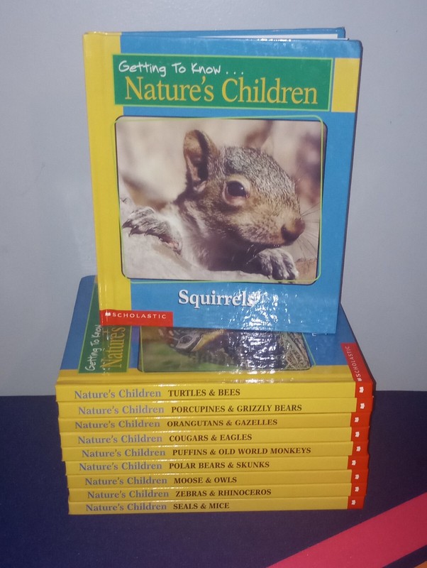 Getting to Know Nature’s Children 10 Book Lot ~ Hardcover ~ 2-in-1 ~ Scholastic