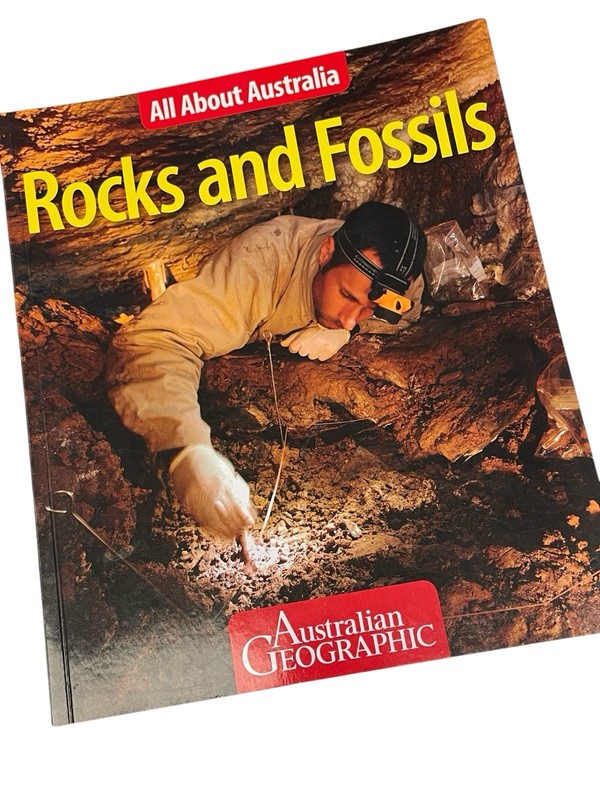 All About Australia Rocks and Fossils Australian Geographic 35 Pages Paperback