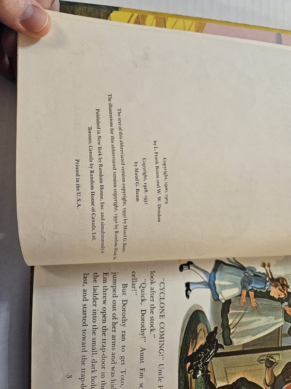 The Wizard Of Oz 1950s Hardcover Adapted For Ages 5-9 gallery