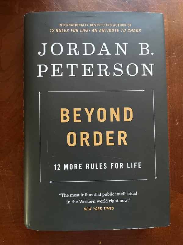 Beyond Order by Jordan B. Peterson (2021, Hardcover, First Edition/Later Print)