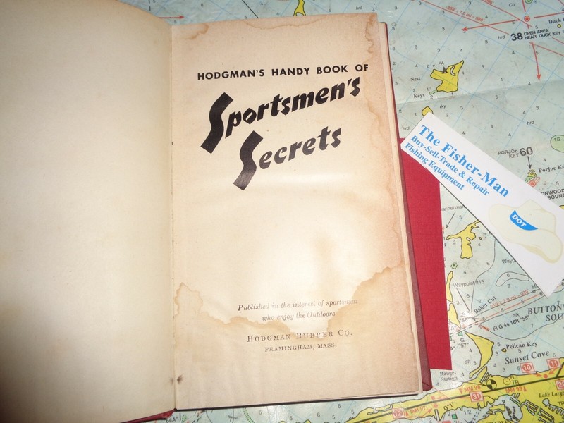 HODGMAN'S HANDY BOOK OF SPORTSMEN'S SECRETS COPYRIGHT 1946 VINTAGE 168 PAGES gallery