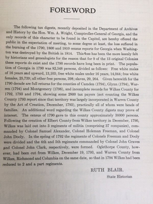 Early Tax Records of Georgia 1926 174 Pages Hard Back Book gallery