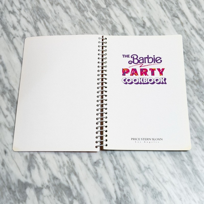 Barbie Party Cookbook by Helene Siegal - 1991 Spiral Bound version gallery