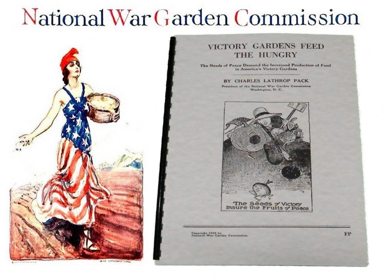 Lot Of Five War Gardening Commission Manuals 1917 - 1919 gallery