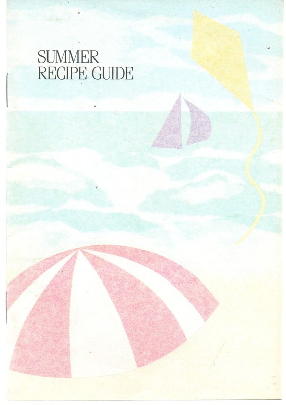 Summer Recipe Guide NH Liquor Commission 1989 Bacardi Smirnoff Black Velvet